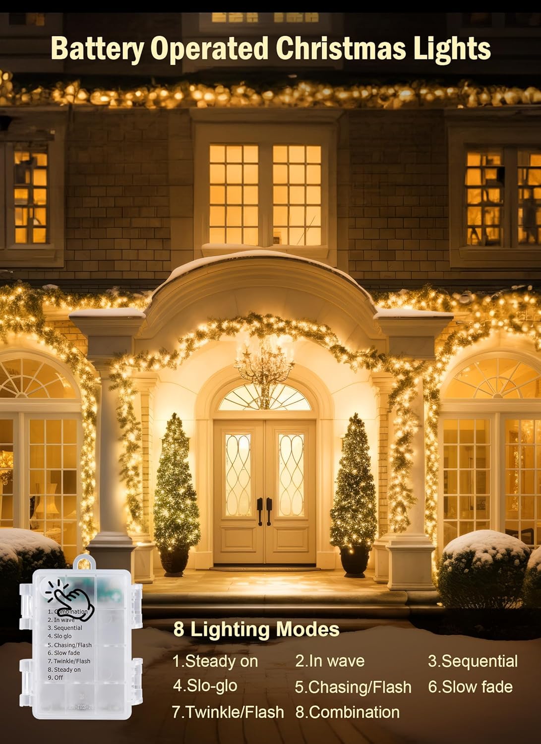 brightown-17-ft-50-led-battery-operated-fairy-lights-with-timer-8-modes-warm-whi image 3