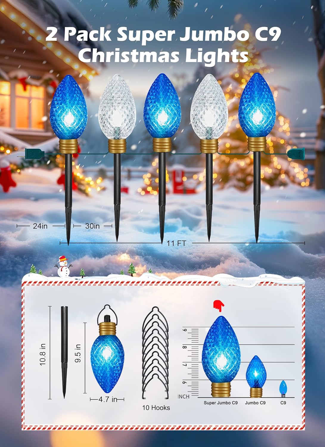 brightown-2-pack-total-22-ft-plug-in-10-led-jumbo-c9-strawberry-lights-for-xmas- image 3