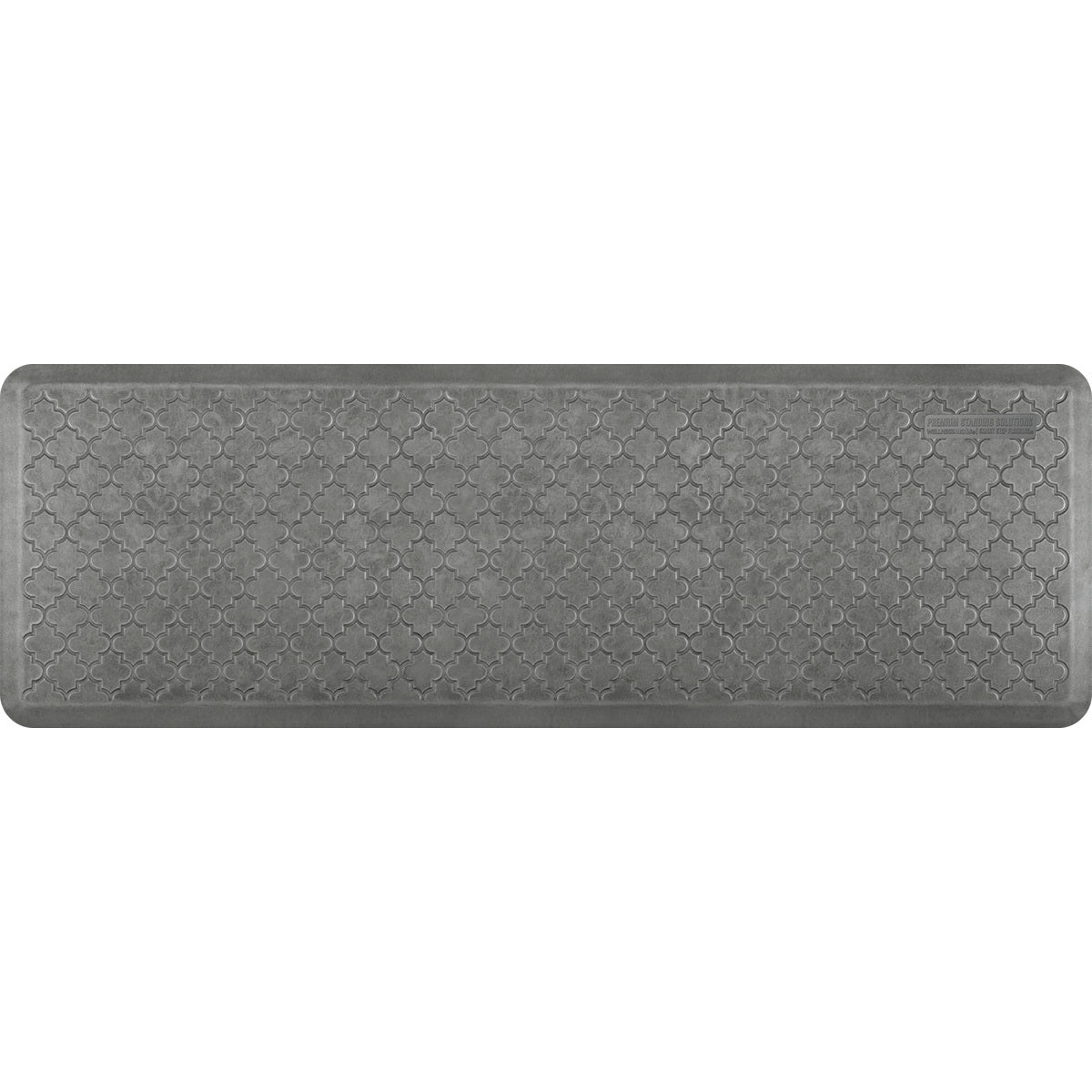 wellnessmats-trellis-6-x-2-anti-fatigue-mat-silver-leaf image 1