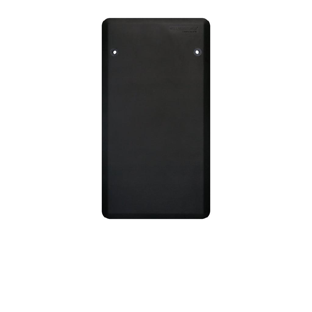 wellnessmats-fitnessmats-47-x-26-anti-fatigue-mat-with-grommets-black image 1