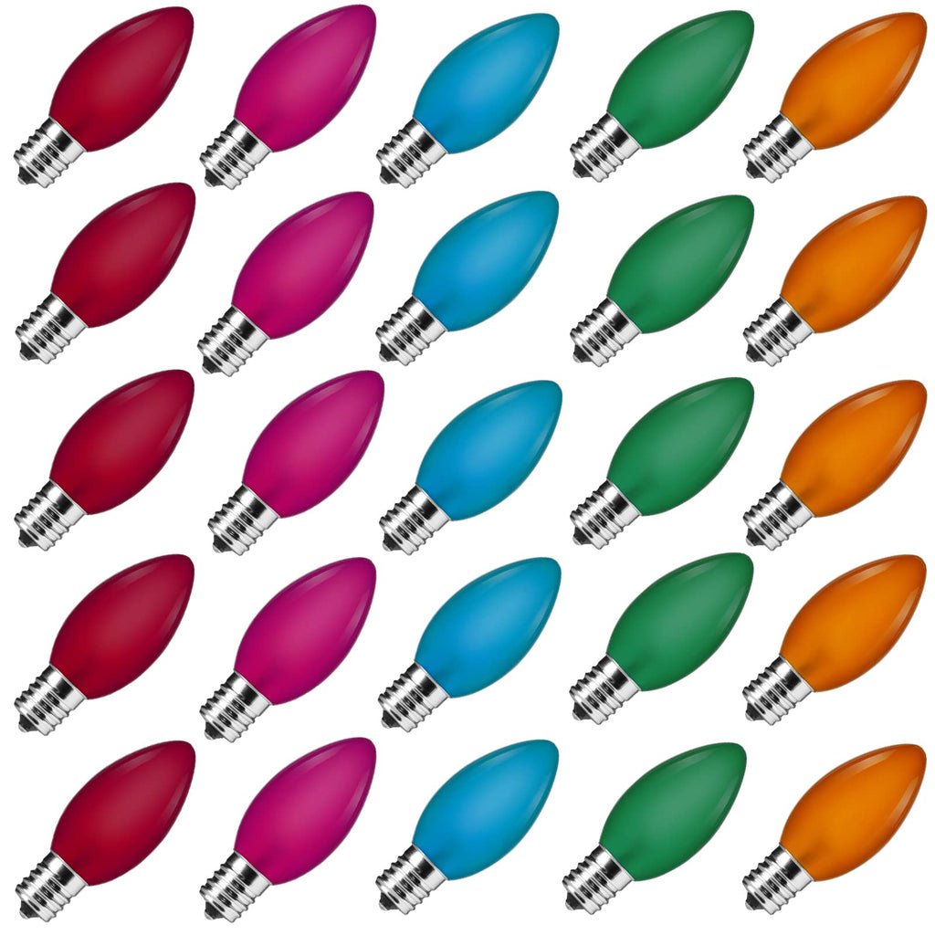 brightown-c9-christmas-lights-incandescent-glass-bulbs-e17-base-commercial-grade image 1