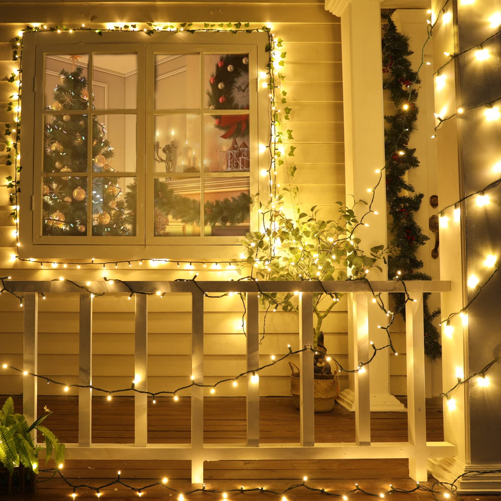 brightown-f5-concave-mini-led-christmas-lights-on-green-wire-1-set image 5