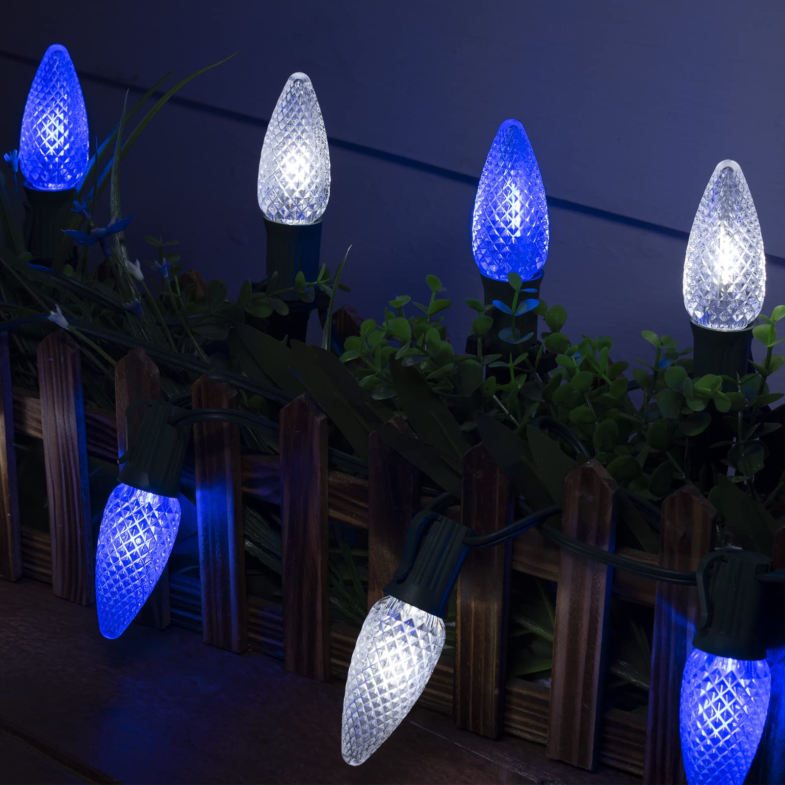 brightown-25-7ft-plug-in-20-c9-led-strawberry-string-lights-with-stakes-blue-and image 2