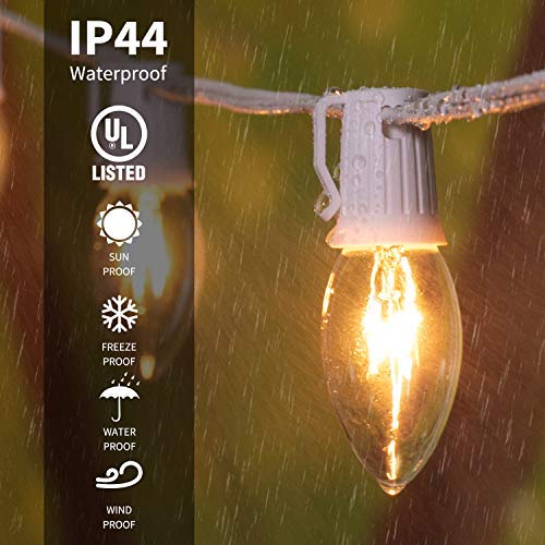 brightown-c9-led-string-lights-25ft-25-warm-white-bulbs-plug-in image 5