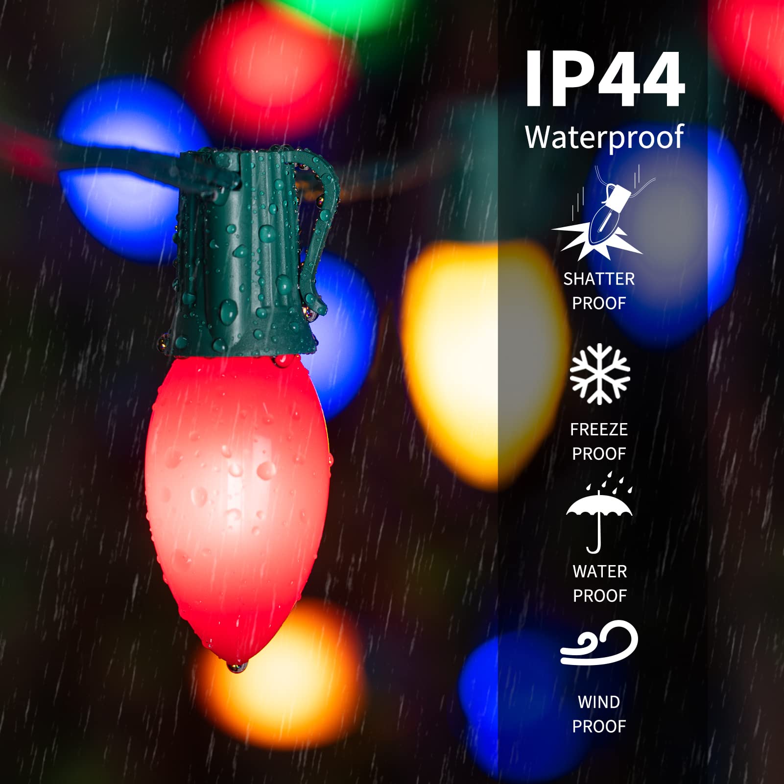 brightown-50ft-plug-in-c9-led-string-lights-with-52-multicolor-shatterproof-bulb image 5