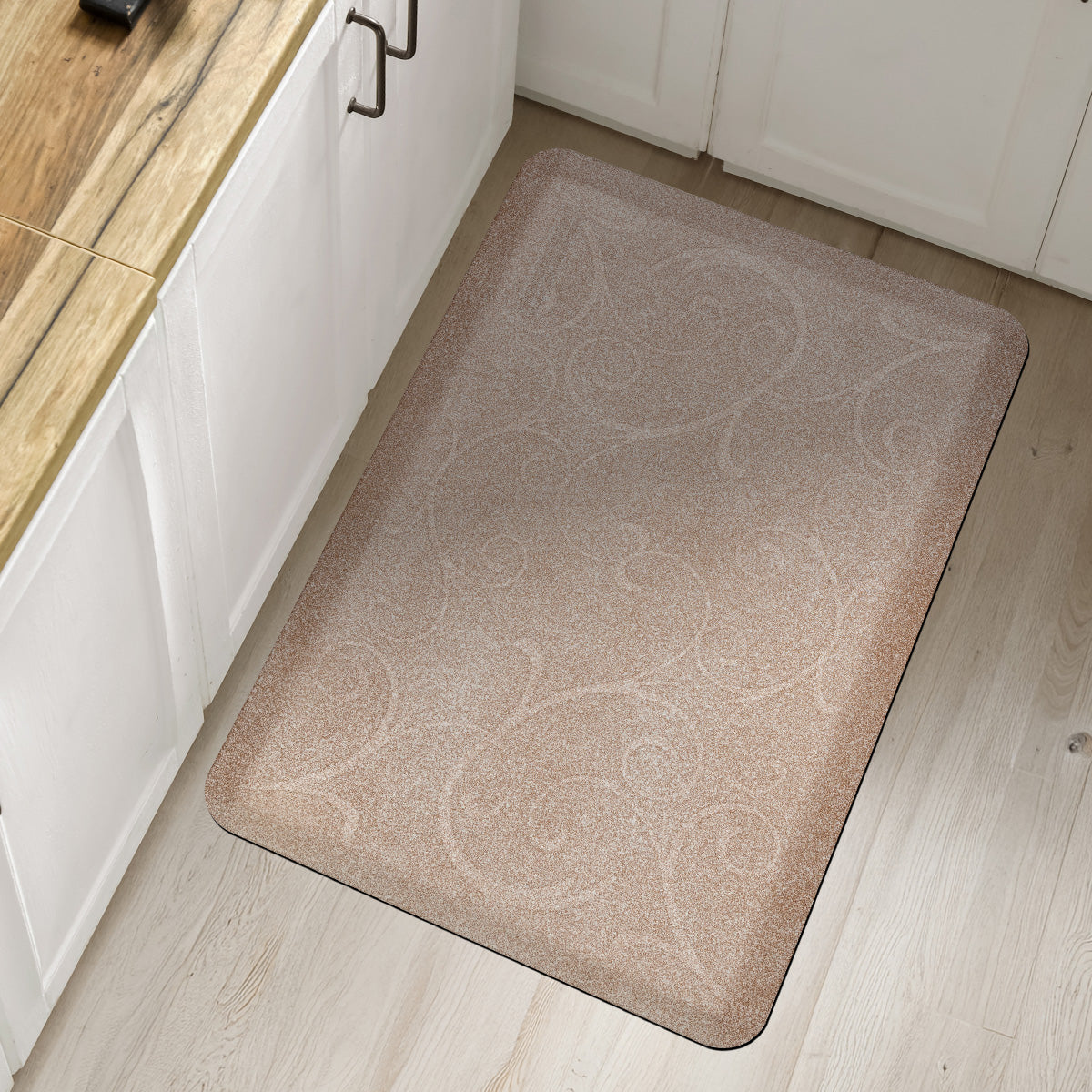 wellnessmats-bella-collection-anti-fatigue-mat-3-x-2-sand-with-durable-embossed- image 3