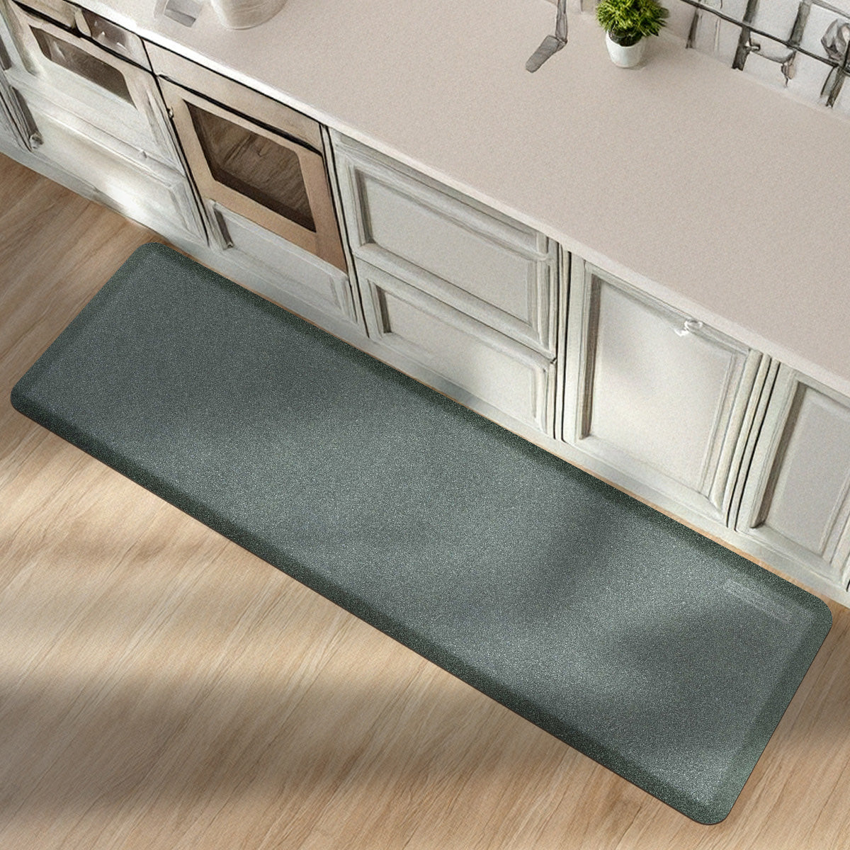 wellnessmats-granite-6-x-2-jade-anti-fatigue-mat-stone-inspired-textured-surface image 2