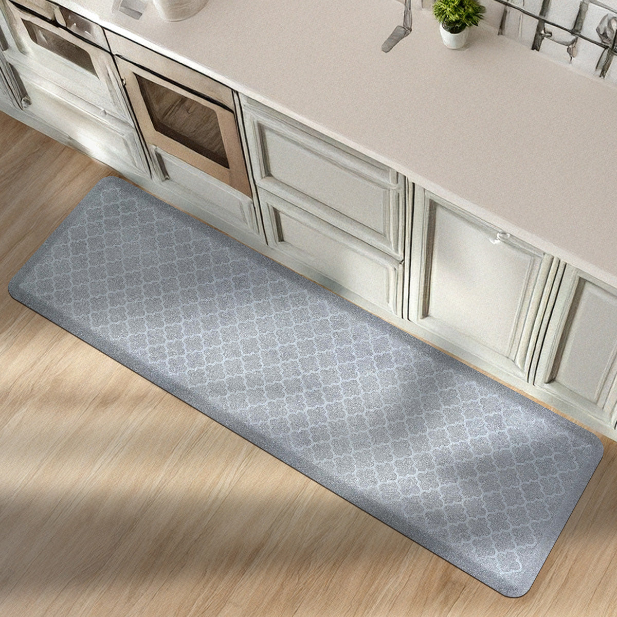 wellnessmats-granite-trellis-6-x-2-anti-fatigue-mat-beach image 2