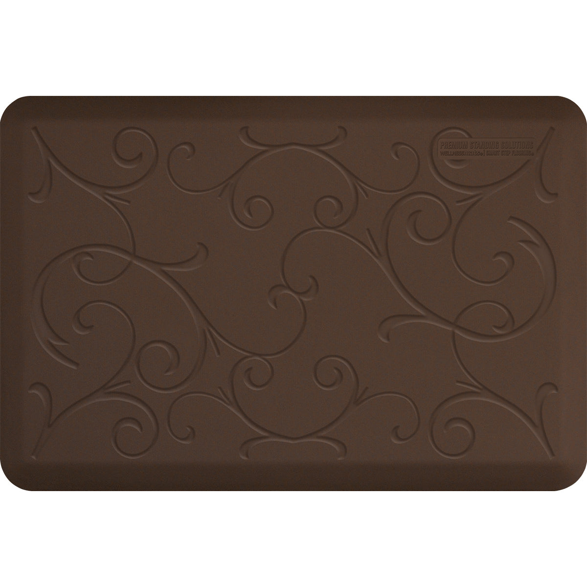wellnessmats-bella-anti-fatigue-mat-3-x-2-antique-dark image 1