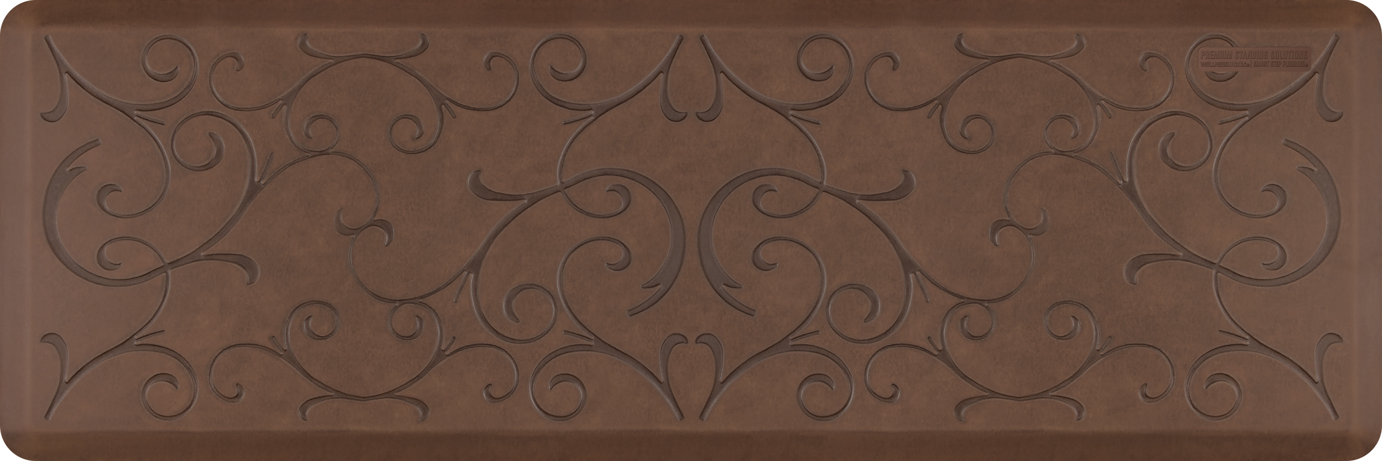 wellnessmats-bella-6-x-2-antique-light-anti-fatigue-mat-elegant-and-supportive image 1