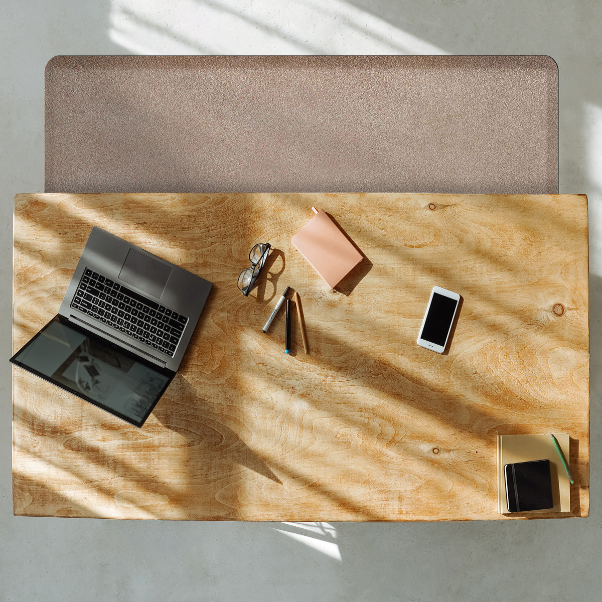 wellnessmats-granite-6-x-2-sand-anti-fatigue-mat-with-light-stone-texture image 2
