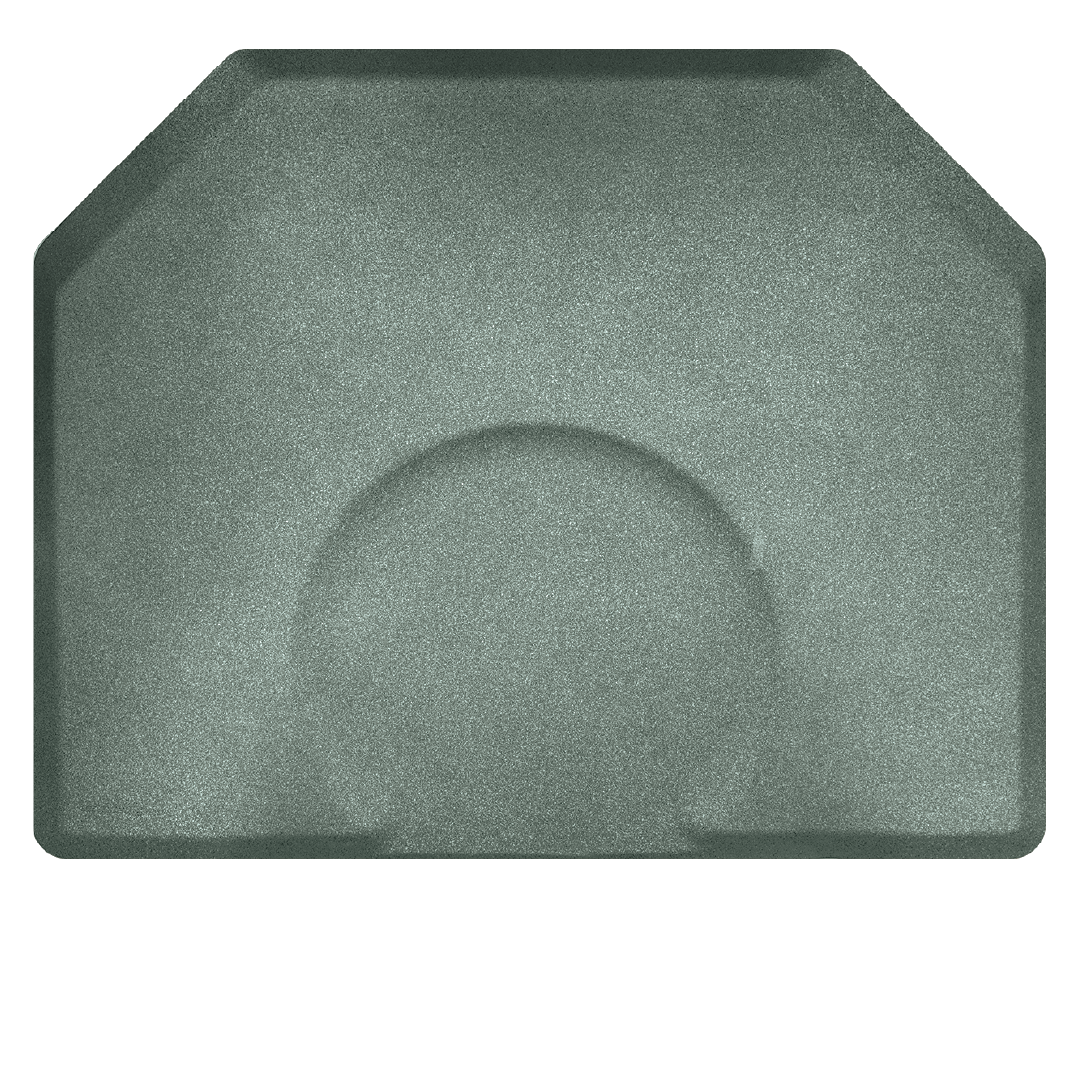wellnessmats-salon-rectangle-anti-fatigue-mat-4-x-5-sage-w-cart-path image 1