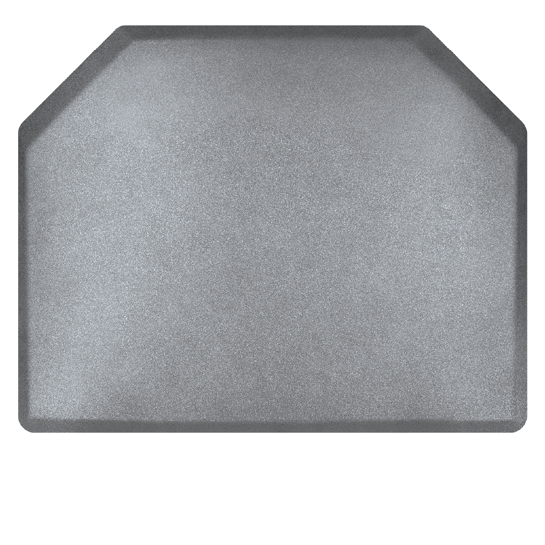wellnessmats-salon-rectangle-mat-4-x-5-slate-w-cart-path-no-depression image 1