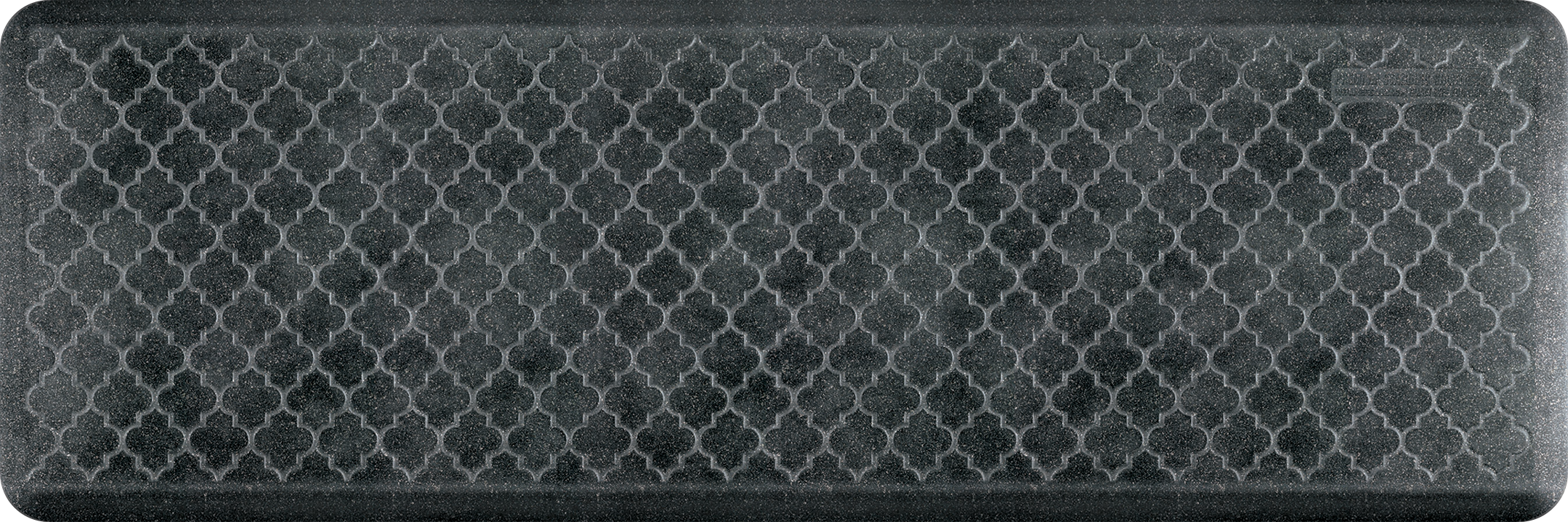 wellnessmats-granite-trellis-6-x-2-onyx-anti-fatigue-mat-with-embossed-trellis-p image 1