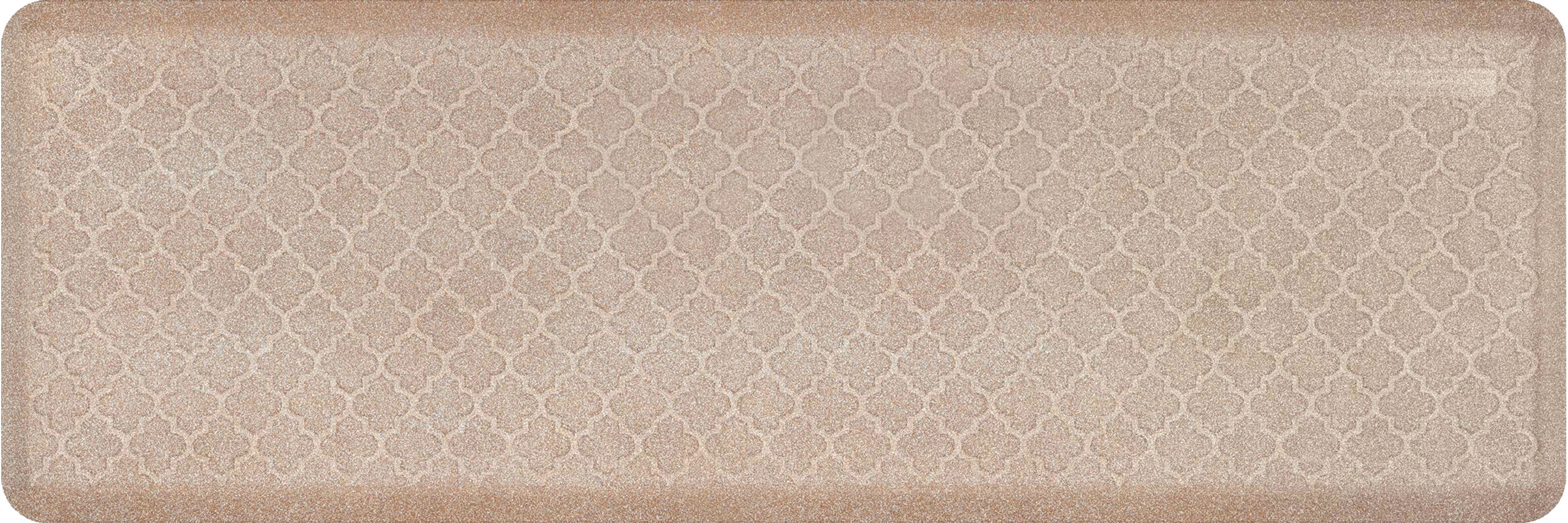 wellnessmats-granite-trellis-anti-fatigue-mat-6-x-2-sand image 1