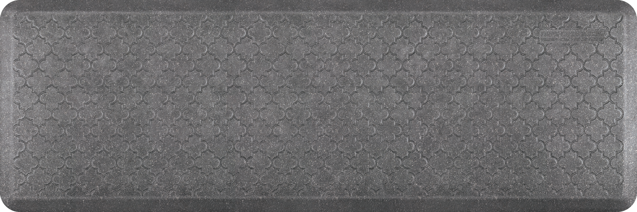 wellnessmats-granite-trellis-6-x-2-anti-fatigue-mat-steel image 1