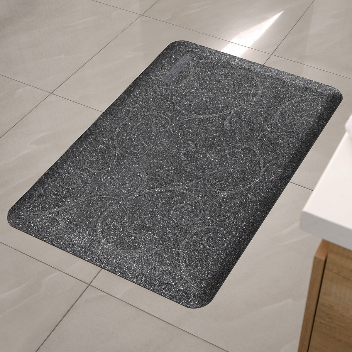 wellnessmats-granite-bella-collection-anti-fatigue-mat-3-x-2-steel image 2