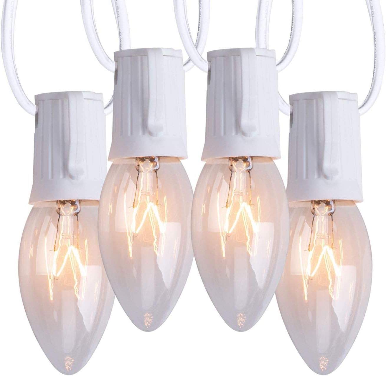 brightown-c9-led-string-lights-25ft-25-warm-white-bulbs-plug-in image 1